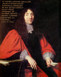 Retrato de Olivier Lefevre (d.1686)